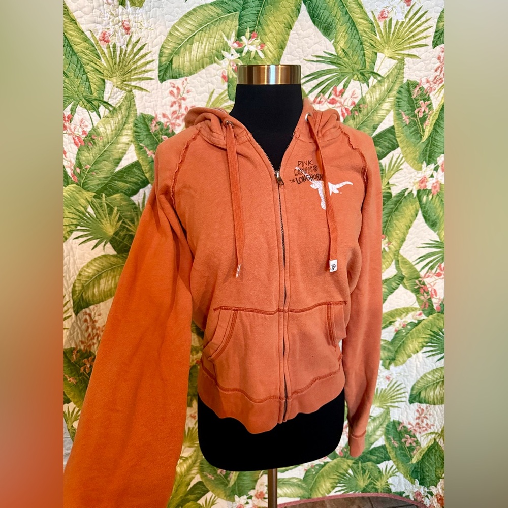 ♡Victoria's Secret Y2K PINK Texas Longhorns Hoodie♡